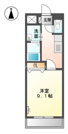 コンフォート池元の物件間取画像